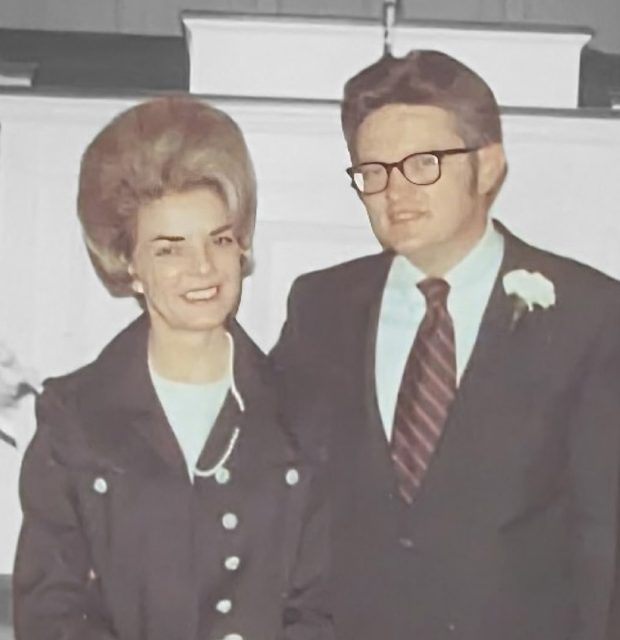 Martha and William Brown, photographed together.