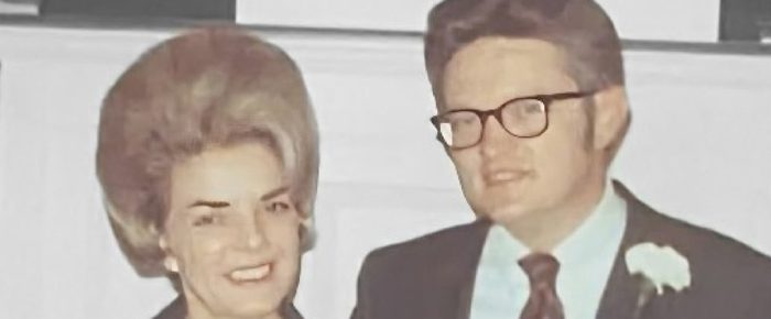 Martha and Bill Brown, photographed together.